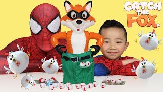 Catch The Fox Fun Kids Games With Spiderman And CKN [upl. by Nuawaj]