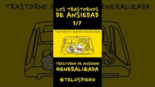 LOS TRASTORNOS DE ANSIEDAD 17  TELOEXPLICO SHORTS [upl. by Atile]