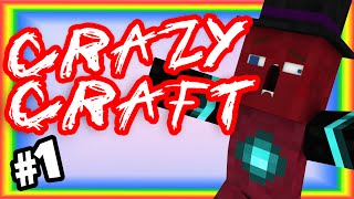 CRAZYCRAFT MINECRAFT  PART 1  I AM A PIG ANT [upl. by Cerallua]