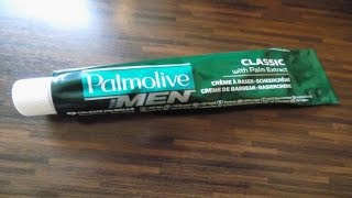 Rasur  Pur  Rasiercreme Palmolive Shave cream Test Vorstellung Review Nassrasur [upl. by Sset398]