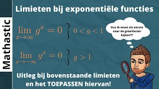 Limieten bij exponentiële functies [upl. by Tigges]