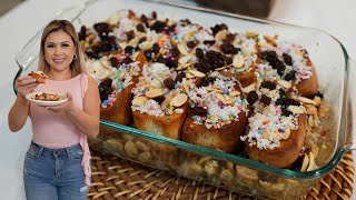 The Most Delicious MEXICAN BREAD PUDDING  Capirotada de la Abuela [upl. by Nive637]