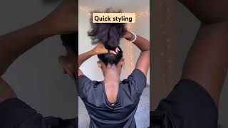 Fast styling trendshaircare quick style [upl. by Shoshana]