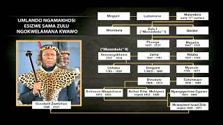 Umlando ngamakhosi esizwe samaZulu ngokwelamana kwawo [upl. by Repip]