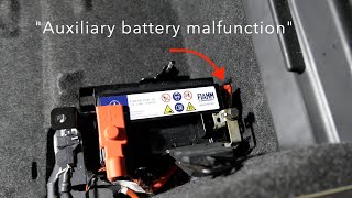 MercedesBenz  How To Replace Auxiliary Battery [upl. by Fosdick]