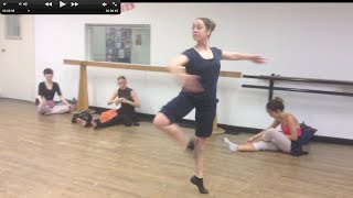 Emboité Turns ballet class tutorial intermediate [upl. by Annayhs]