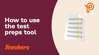 Prodigy Teachers  How to use the test preps tool [upl. by Asihtal135]