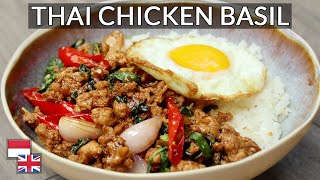 TUJUH Menit Jadi Resep Ayam Kemangi Pad Kra Pao ASLI Dari Thailand [upl. by Marne959]