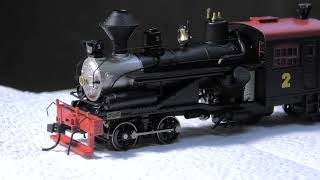 Rivarossi HO Heisler steam locomotive ESU Loksound V5 review [upl. by Okir]