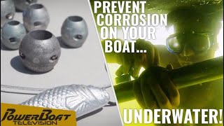 How to prevent corrosion of your boats mechanical parts with CMP Sacrificial Anodes [upl. by Etnauq]