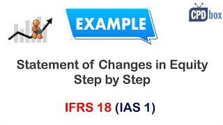 IFRS 18 Solved Example Statement of Changes in Equity step by step [upl. by Cosma]