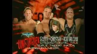 WWE Unforgiven 2003 matchcardmp4 [upl. by Sidnarb]