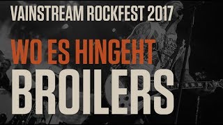 Broilers  Wo es hingeht  Official Livevideo  Vainstream 2017 4K [upl. by Sloatman]