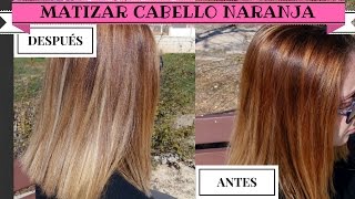 Matizar cabello naranja 🎨 Sandranewlook [upl. by Filippa]