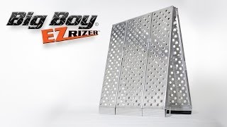 EZ Rizer™ 3Piece Folding Aluminum Motorcycle Ramp System [upl. by Lartnom688]