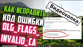 Как исправить код ошибки DLGFLAGSINVALIDCA в Google Chrome [upl. by Naiditch]