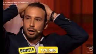 Avanti un altro Daniele vince 175mila euro per lui standing ovation video [upl. by Ellynad]