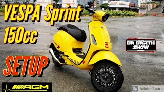 VESPA SPRINT 150 MODIFIED Upgraded [upl. by Namya]