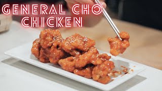 BEST Korean Fried Chicken Recipe General CHO Chicken [upl. by Aisatan438]