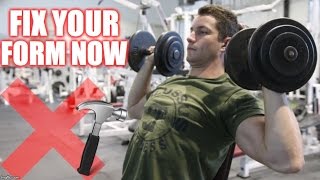 How to PROPERLY Shoulder Press  5 Variations for Muscle Gain [upl. by Kerri]