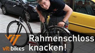 Rahmenschloss knackbar  vitbikesTV 140 [upl. by Nicholle]