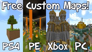 How to Get Custom Worlds On ALL Minecraft Bedrock Consoles PS4XboxWindows 10PE 2021 [upl. by Vierno]