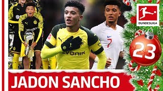 Jadon Sancho  Bundesligas Best [upl. by Neelhtakyram]