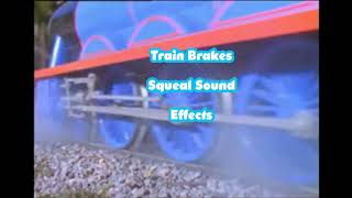 Train Brakes Squeal Sound Effects [upl. by Roderick776]