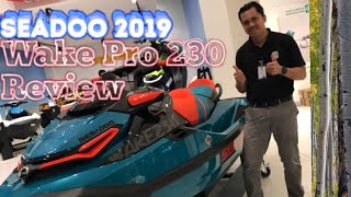 Seadoo Wake Pro 230 2019 vlog 10 Review  Powersports Kuwait Jetski [upl. by Nobell]