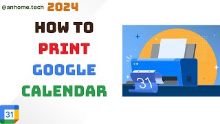 How to Print Google Calendar  Print Your Google Calendar  Easy Guide [upl. by Sandye128]