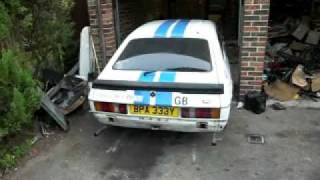 24V Capri comes out of Garage to go for an MOT [upl. by Naujyt3]