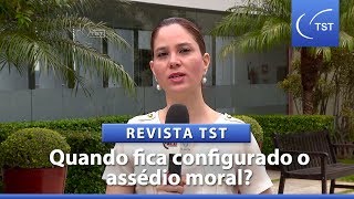 Quando fica configurado o assédio moral [upl. by Iam869]