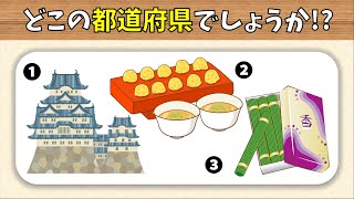 【都道府県クイズ 全10問】3つのヒントから都道府県名を連想しよう【高齢者向け】 [upl. by Mattheus]