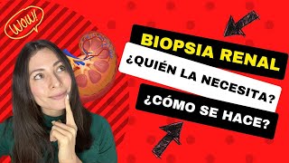 Biopsia renal ¿qué es indicaciones y cómo es el procedimiento [upl. by Alian]