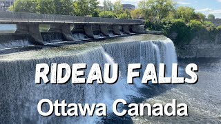 Best Parks and Waterfalls in Ottawa Canada Stanley Park Rideau Falls New Edinburgh Neighborhood [upl. by Gnas]