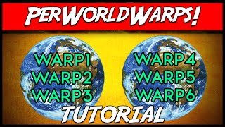 Minecraft  PerWorldWarps Warps for certain worlds  Plugin Tutorial [upl. by Hgielrebmik]