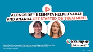 How Alongside™ KESIMPTA helped get me started on my treatment journey [upl. by Htabazile]