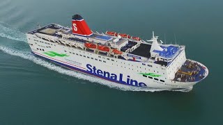 Stena Europe Fishguard to Rosslare ferry [upl. by Eimilb]