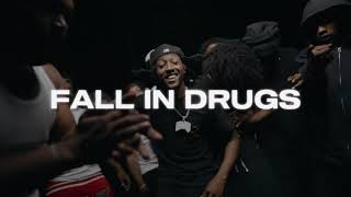 FREE M Row Sampled Calm NY Drill 2024 Type Beat quotFALL IN DRUGSquot [upl. by Eneleoj]