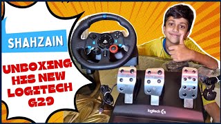 Logitech G29 Racing Wheel Review and Gameplay by Kids [upl. by Yanel499]