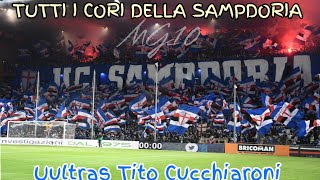 🔊 TUTTI I CORI DELLA SAMPDORIA 🔵⚪🔴⚫⚪🔵 [upl. by Henrietta]