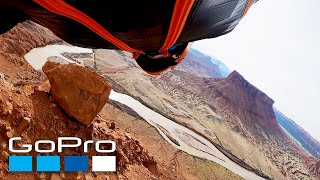 GoPro Wingsuit Flight Through Castle Valley Utah [upl. by Grata49]