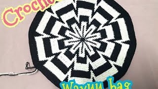 Wayuu bag กระเป๋าวายู ถักสลับสีกระเป๋าวายูถักก้นกระเป๋าวายูง่ายๆMalee DIY [upl. by Pen569]