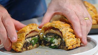 How to make Individual Mushroom Wellingtons [upl. by Notxap]