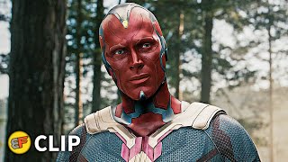 Vision Destroys The Last Ultron Scene  Avengers Age of Ultron 2015 Movie Clip HD 4K [upl. by Aplihs]