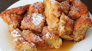 Easy Baked French Toast Casserole Recipe  Delicious and Simple Breakfast [upl. by Zimmermann]