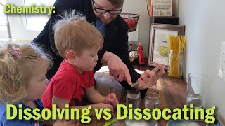 Solution Chemistry Dissolving vs Dissociating [upl. by Charmion838]