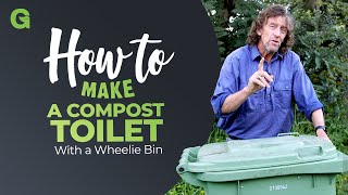 How to Make a Compost Toilet with a Wheelie Bin [upl. by Omiseno964]