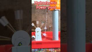 hydroelectric power plant working model  science project science project scienceproject [upl. by Fonsie727]