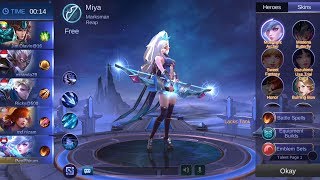 Learn To Play With Skill Hero Miya  Mobile Legends [upl. by Kceb]